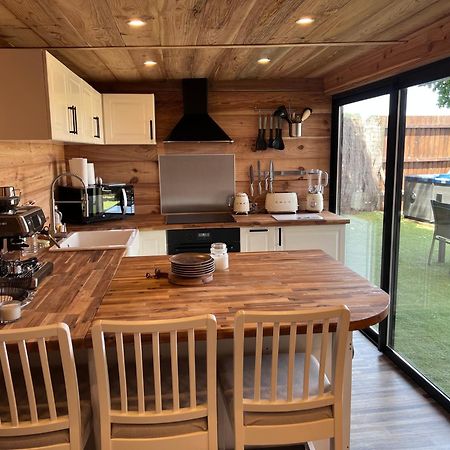 Chalet Et Jaccuzy Sur La Plage Biscarrosse Esterno foto