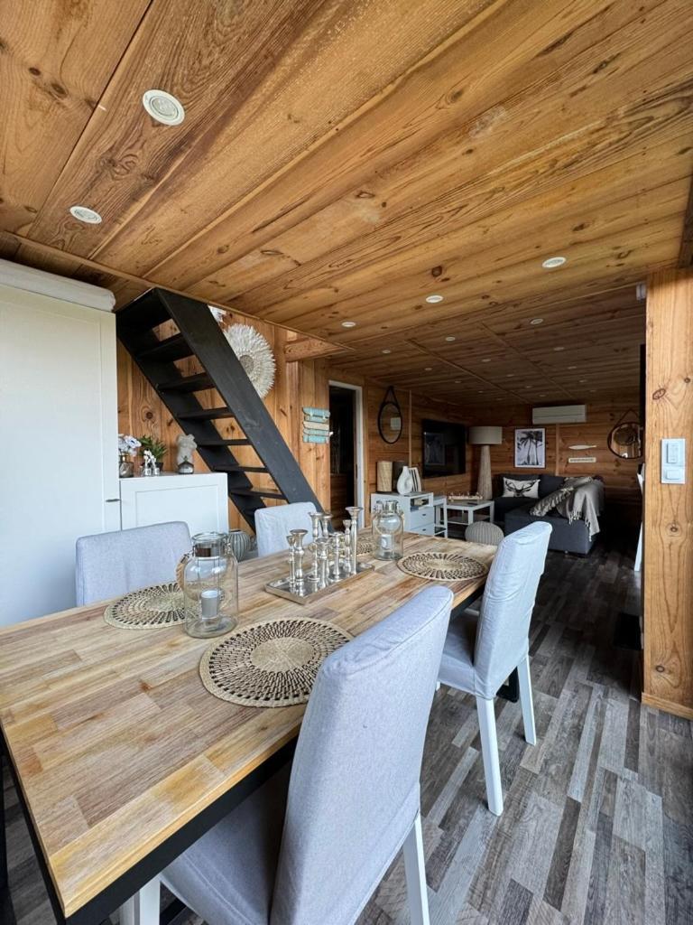 Chalet Et Jaccuzy Sur La Plage Biscarrosse Esterno foto